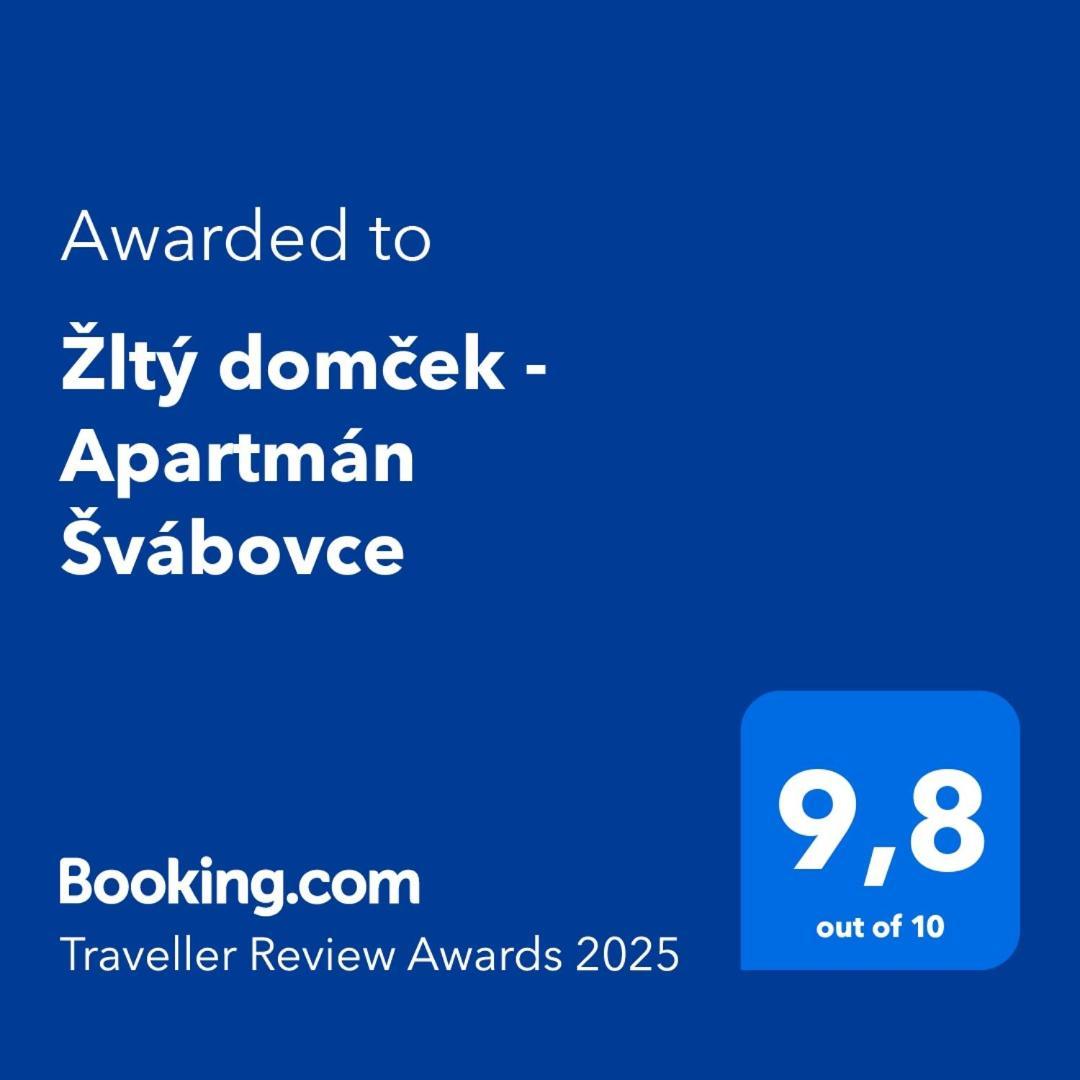 Zlty Domcek - Apartman Svabovce エクステリア 写真
